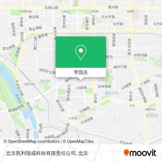 北京凯利瑞成科技有限责任公司地图