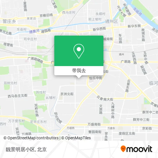 靓景明居小区地图