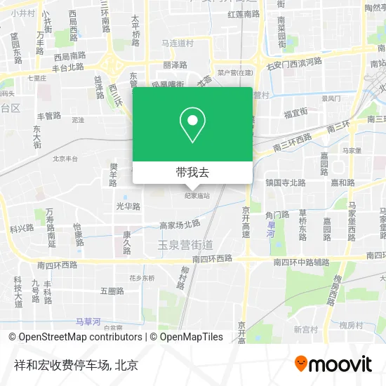 祥和宏收费停车场地图