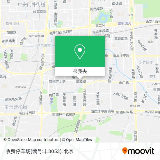 收费停车场(编号:丰3053)地图
