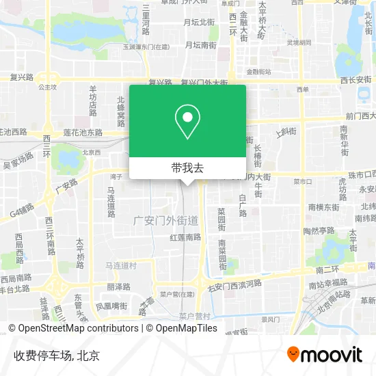 收费停车场地图