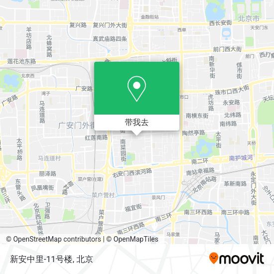 新安中里-11号楼地图