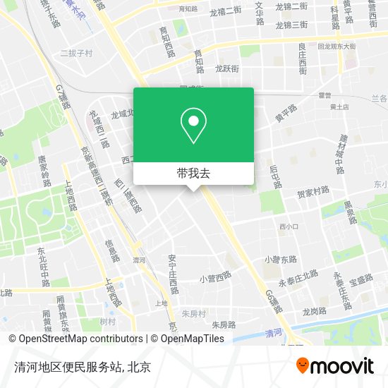 清河地区便民服务站地图