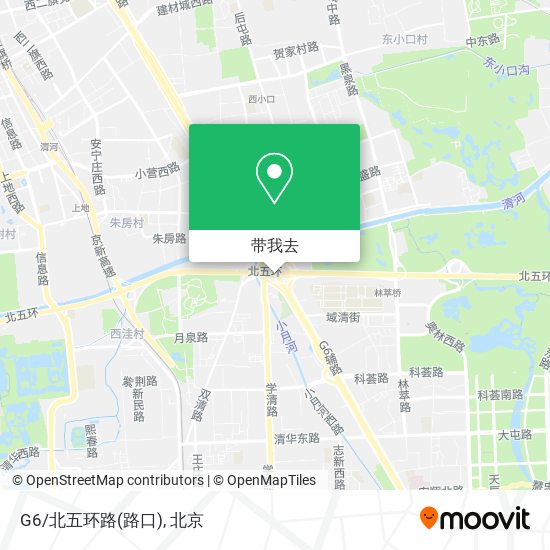 G6/北五环路(路口)地图