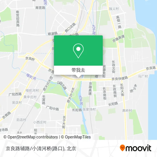 京良路辅路/小清河桥(路口)地图