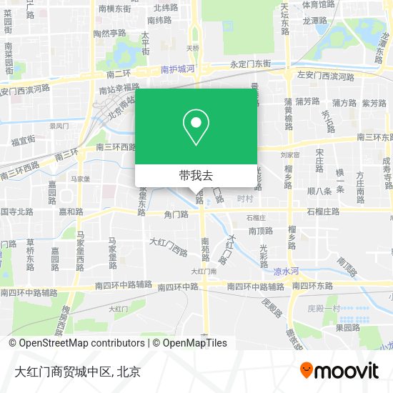 大红门商贸城中区地图
