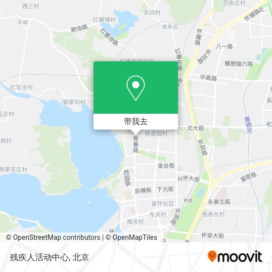 残疾人活动中心地图