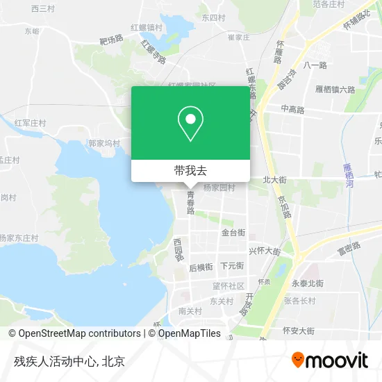 残疾人活动中心地图