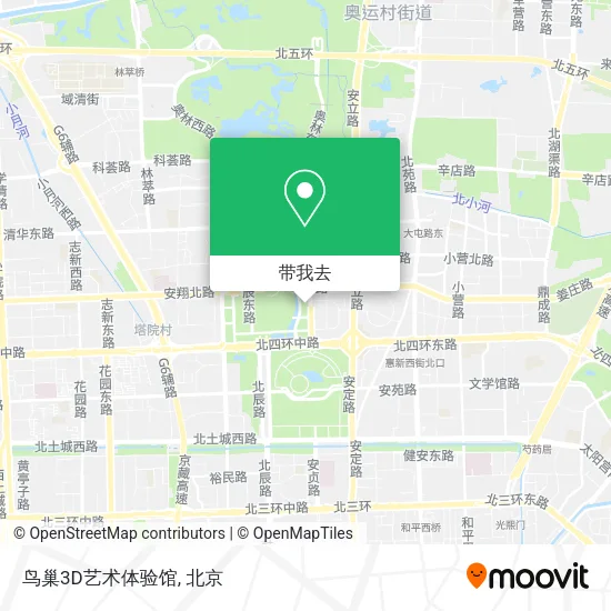 鸟巢3D艺术体验馆地图