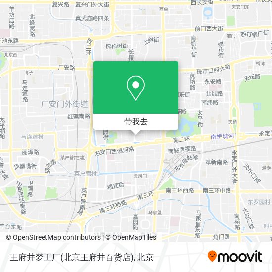 王府井梦工厂(北京王府井百货店)地图
