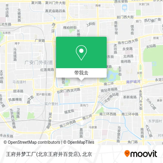 王府井梦工厂(北京王府井百货店)地图