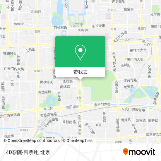 4D影院-售票处地图