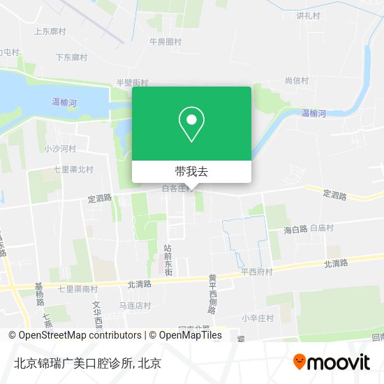 北京锦瑞广美口腔诊所地图