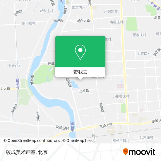 硕成美术画室地图