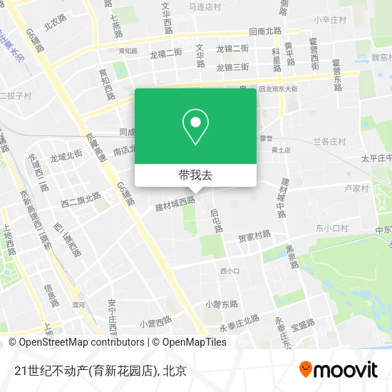 21世纪不动产(育新花园店)地图
