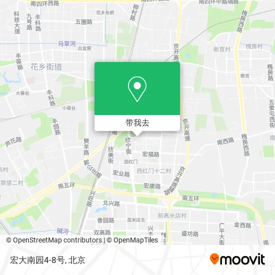 宏大南园4-8号地图