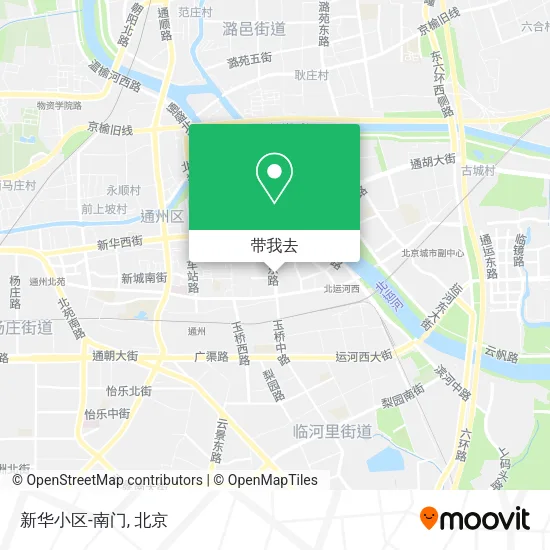 新华小区-南门地图