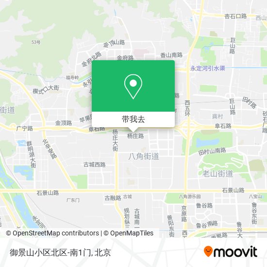 御景山小区北区-南1门地图