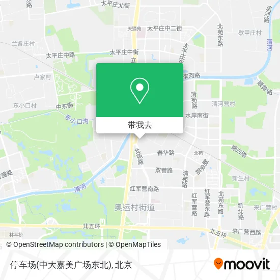 停车场(中大嘉美广场东北)地图