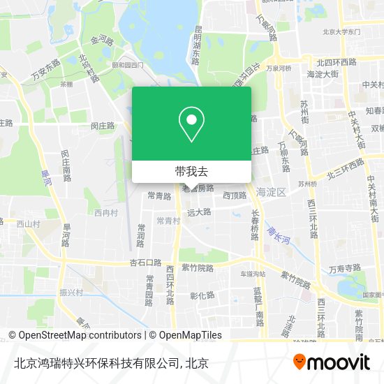 北京鸿瑞特兴环保科技有限公司地图
