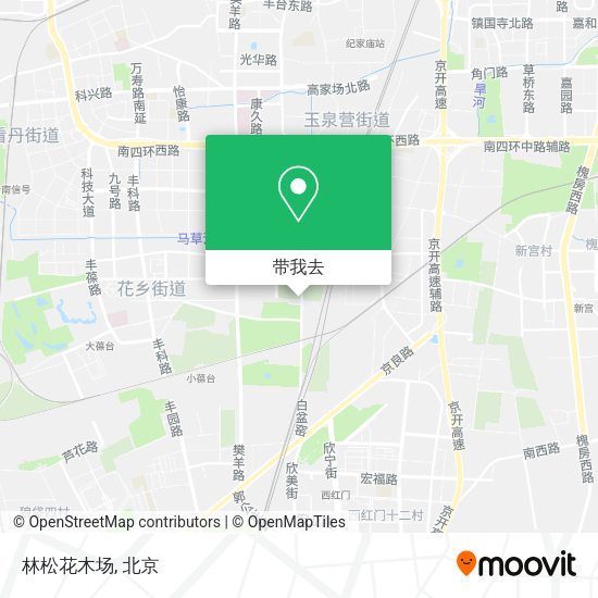 林松花木场地图