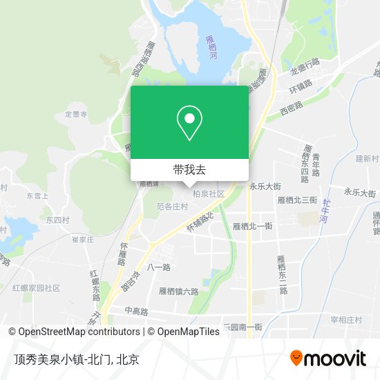 顶秀美泉小镇-北门地图