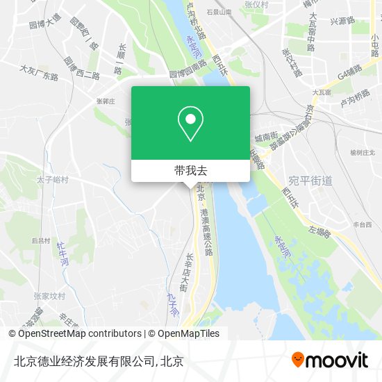 北京德业经济发展有限公司地图