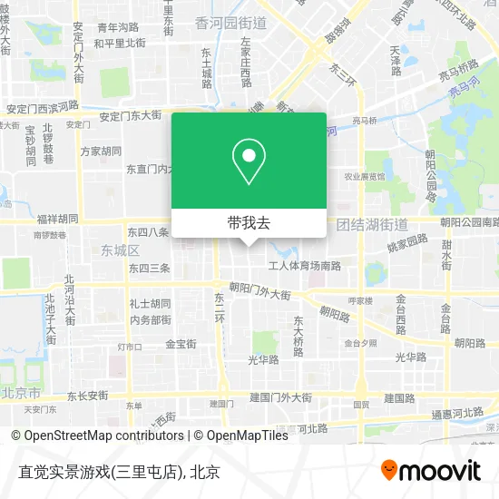 直觉实景游戏(三里屯店)地图