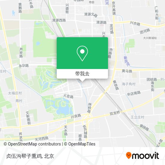 贞伍沟帮子熏鸡地图