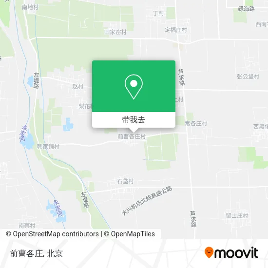前曹各庄地图