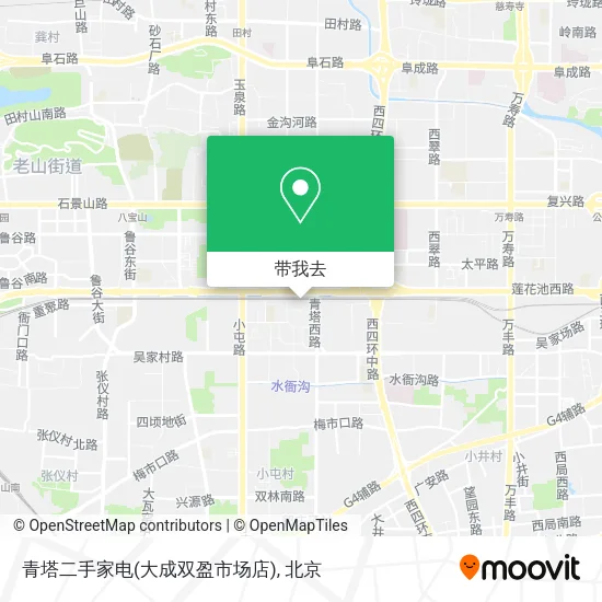 青塔二手家电(大成双盈市场店)地图