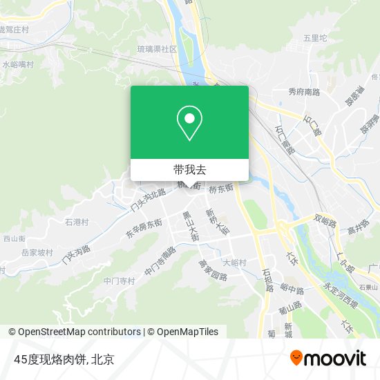 45度现烙肉饼地图
