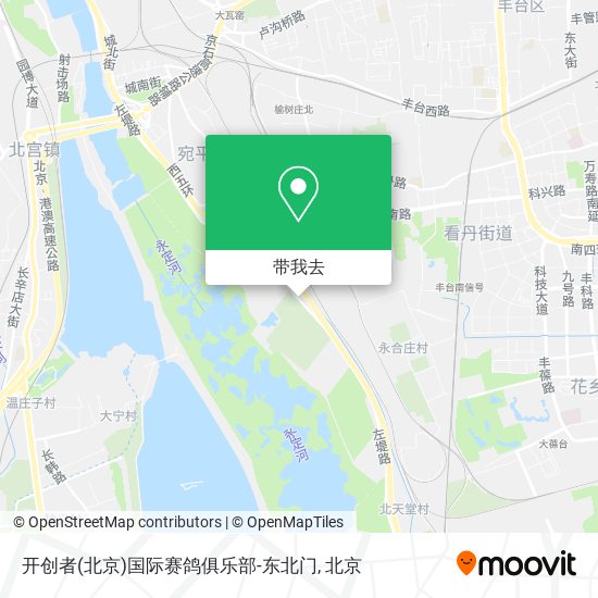 开创者(北京)国际赛鸽俱乐部-东北门地图
