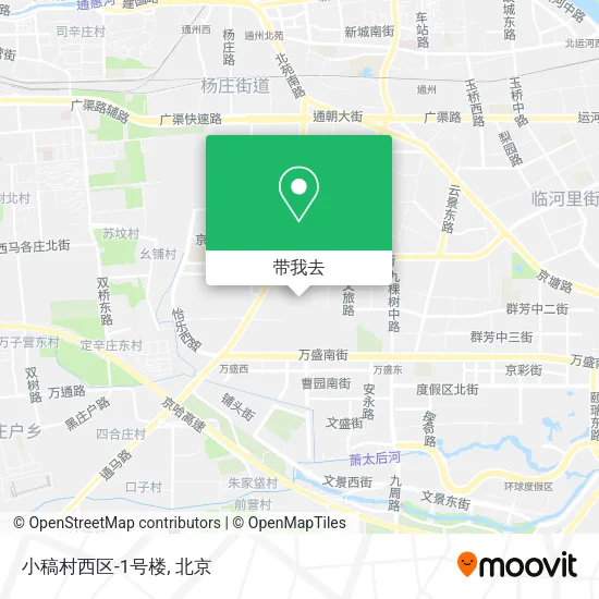 小稿村西区-1号楼地图