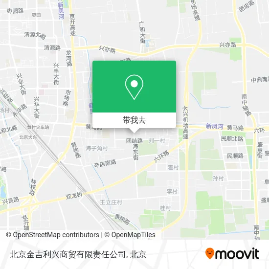 北京金吉利兴商贸有限责任公司地图