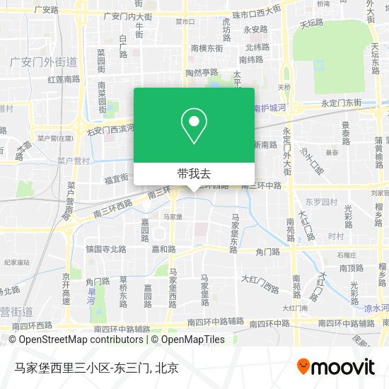 马家堡西里三小区-东三门地图
