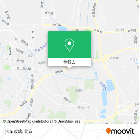 汽车玻璃地图