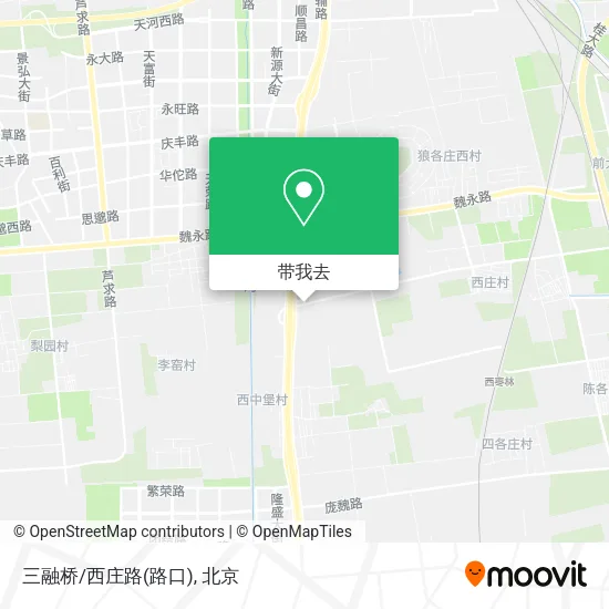 三融桥/西庄路(路口)地图