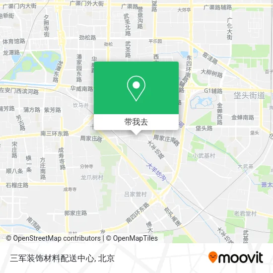 三军装饰材料配送中心地图