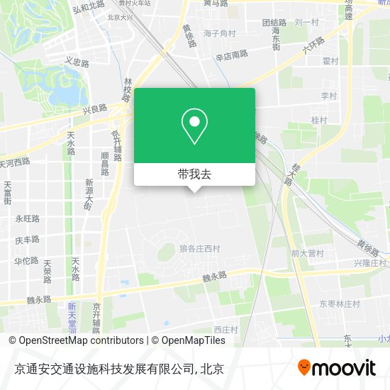 京通安交通设施科技发展有限公司地图