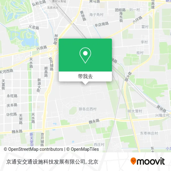 京通安交通设施科技发展有限公司地图
