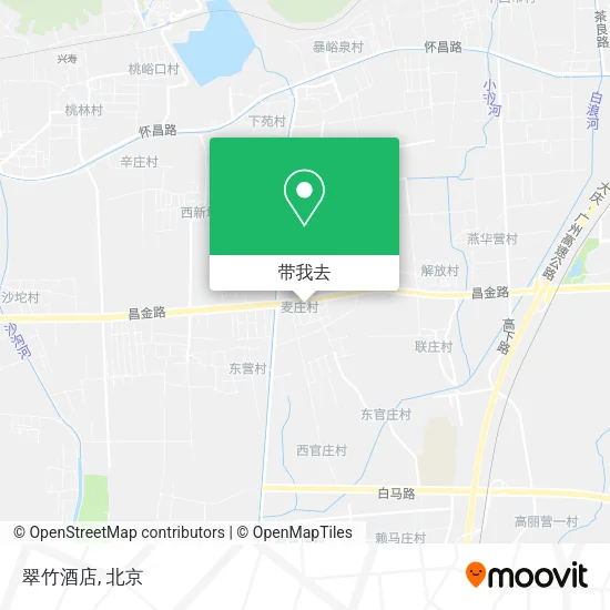 翠竹酒店地图
