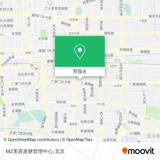 MZ美容皮肤管理中心地图