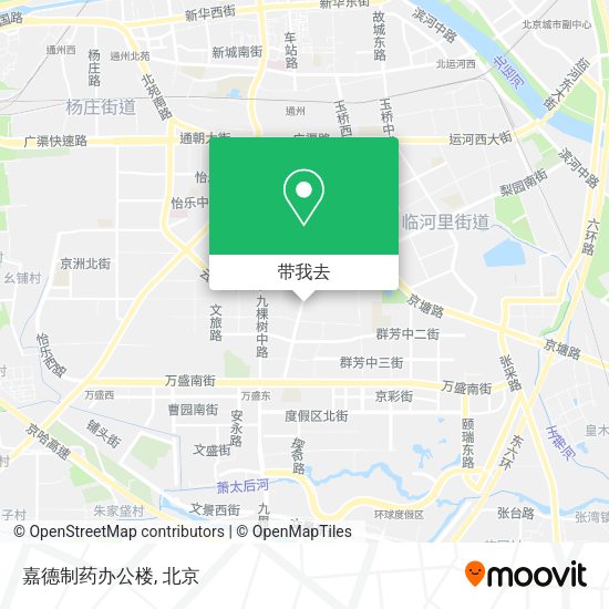 嘉德制药办公楼地图