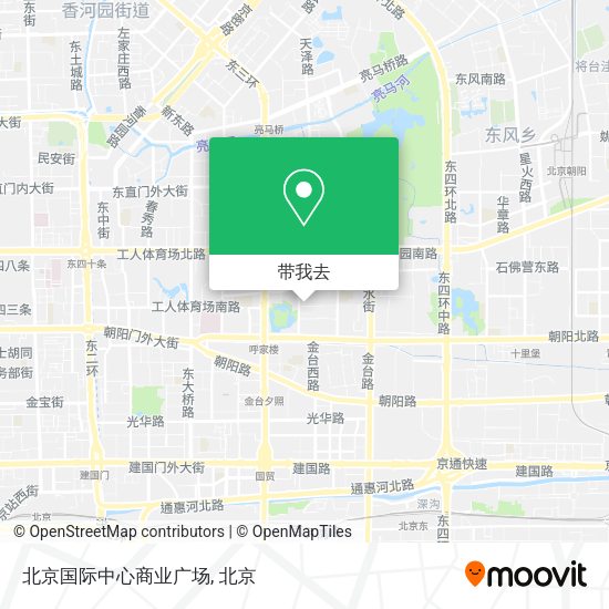 北京国际中心商业广场地图