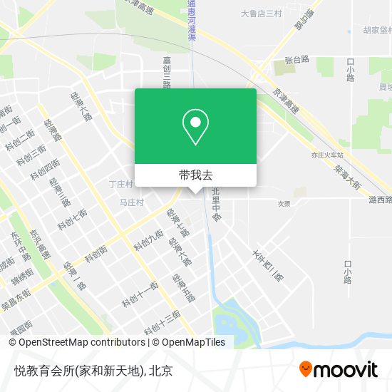 悦教育会所(家和新天地)地图