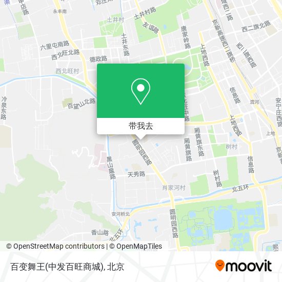 百变舞王(中发百旺商城)地图