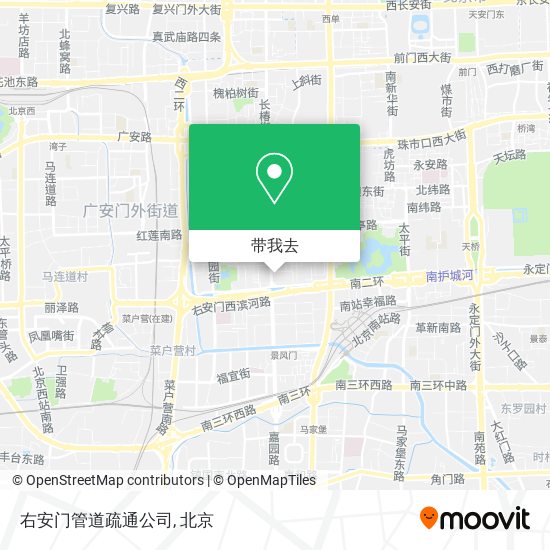 右安门管道疏通公司地图