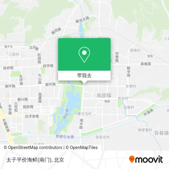 太子平价海鲜(南门)地图