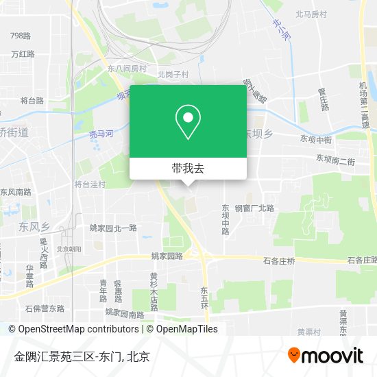 金隅汇景苑三区-东门地图
